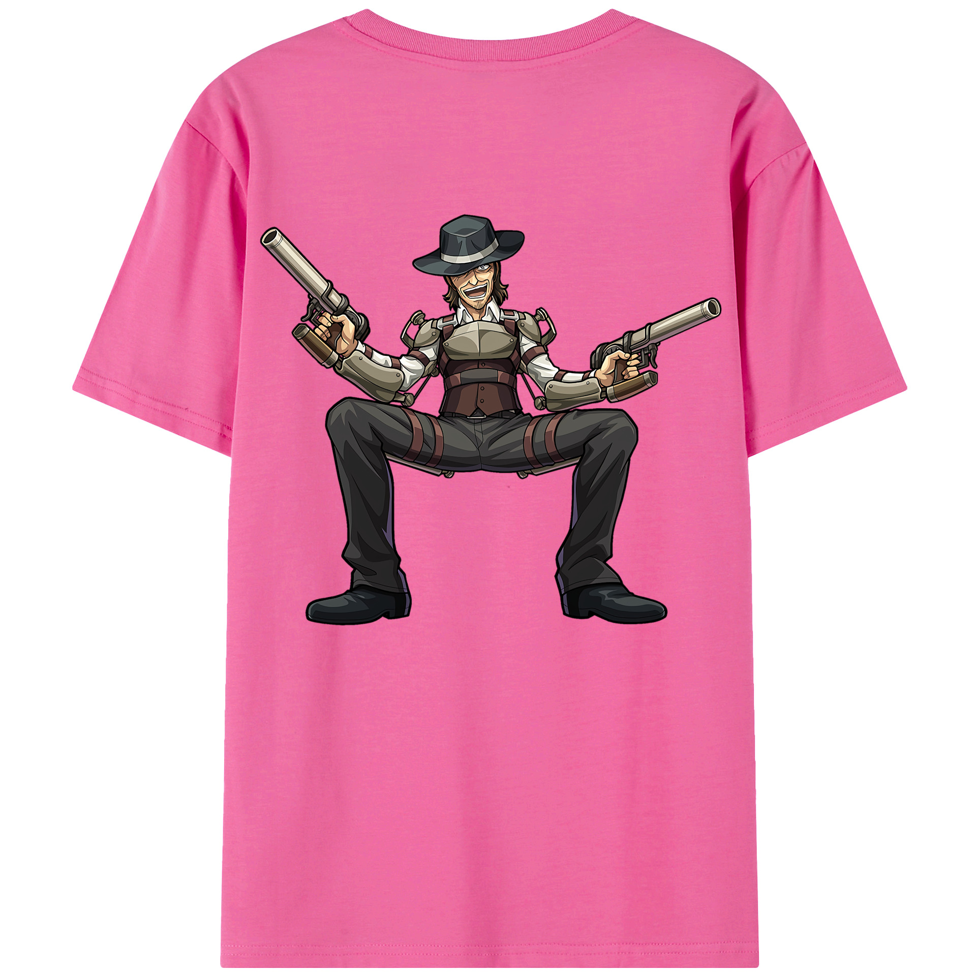 （画像用） 進撃の巨人 ケニー·アッカーマン Attack on Titan Kenny Ackerman レディース半袖Tシャツ(バックプリント)